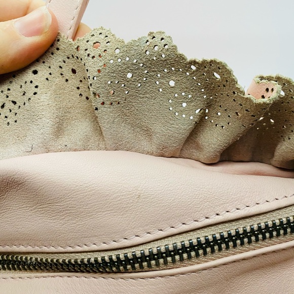 Roberta Gandolphi Italian Leather Purse Pastel pink - Picture 11 of 12